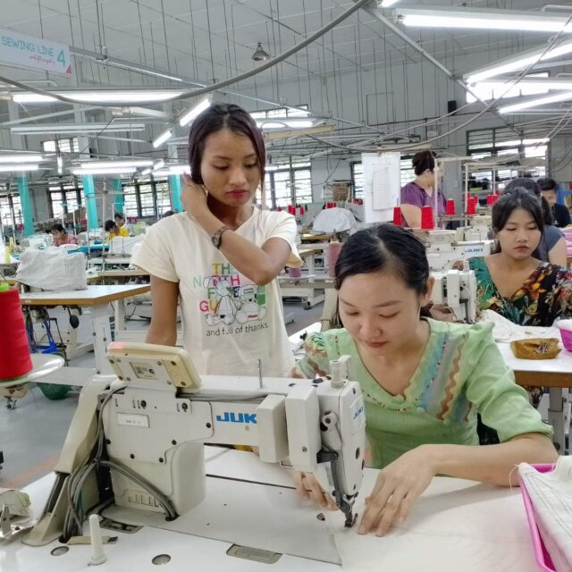 Myanmar Garment Manufacturers Association (MGMA) motor sewing