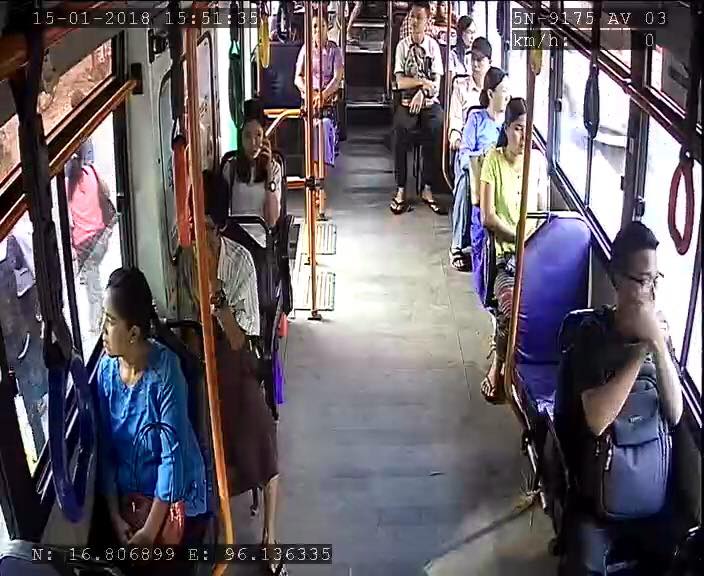 Passengers are watched through YBS CCTV