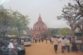 Local and foreign tourists are visiting Bagan