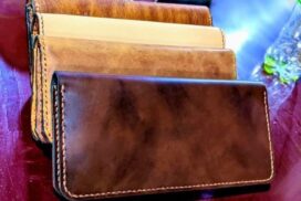 A leather wallet
